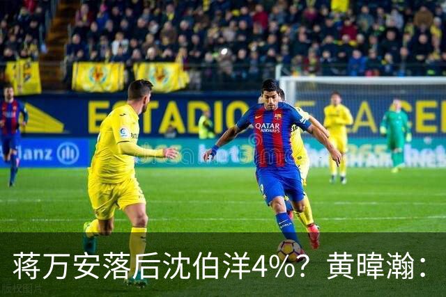 蒋万安落后沈伯洋4%？黄暐瀚：联合报民调挑动蓝营选民敏感神经
